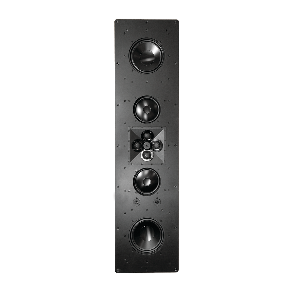 BE808 | 3-WAY, (2) 8", (2) 6.5", 1" X (4) HF ARRAY, LCR IN-WALL SPEAKER
