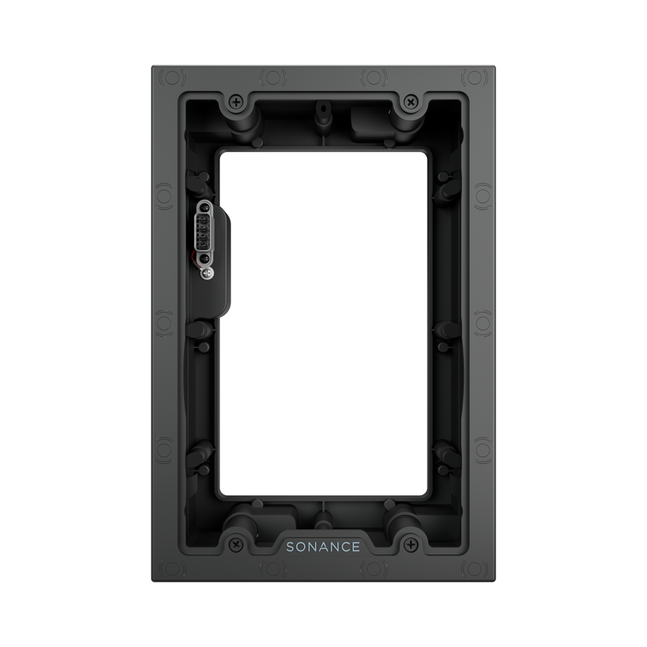VX 6" RECTANGLE FLEX FRAME AND PLUG (GRILLE NOT INCLUDED) (1 PAIR)