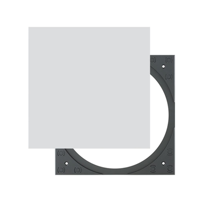 PS-C83/P83/C63RTLP SQUARE ADAPTER W/ GRILLE WHITE (1 PAIR)