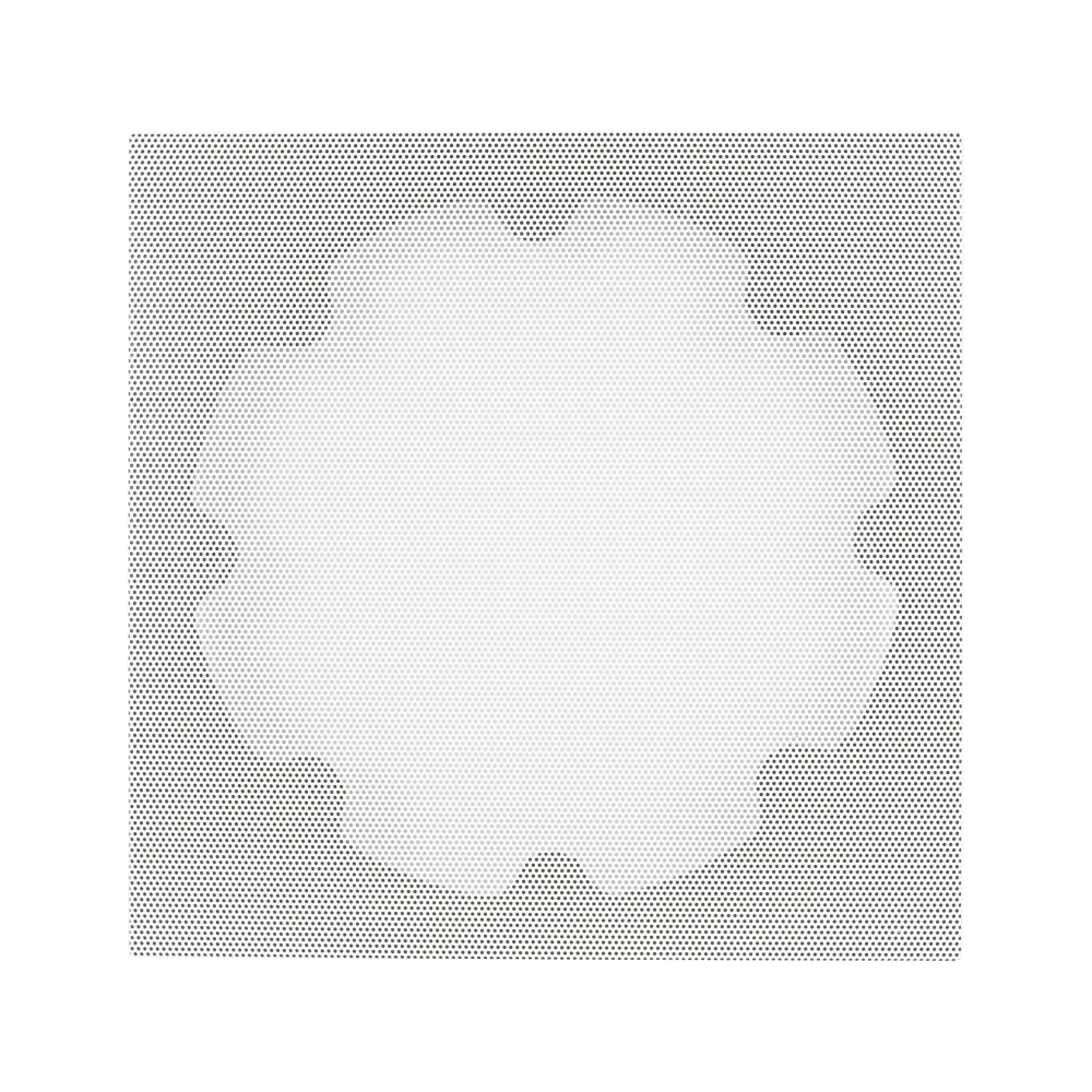 VXQ 6" SQUARE ADAPTER W/ TRIMLESS XPC GRILLE (1 EACH)