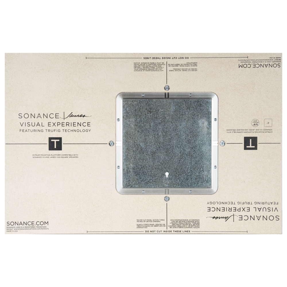 TRUFIG PLATFORM FOR VX-VXQ 6" SQUARE 5/8" GYPSUM BOARD
