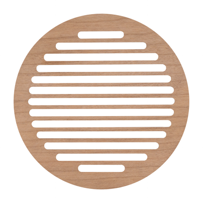 8.5" ROUND WOOD SLOTTED GRILLE ASSEMBLY FOR SA853QT