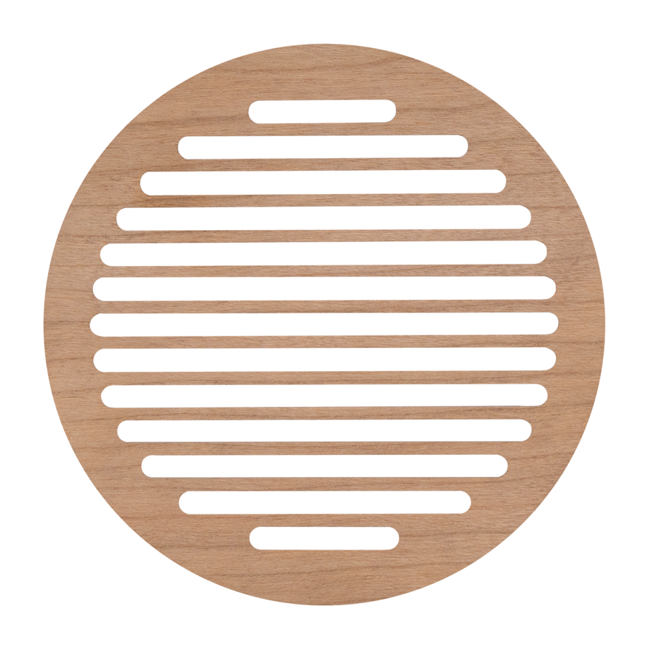 8.5" ROUND WOOD SLOTTED GRILLE ASSEMBLY FOR SA853QT