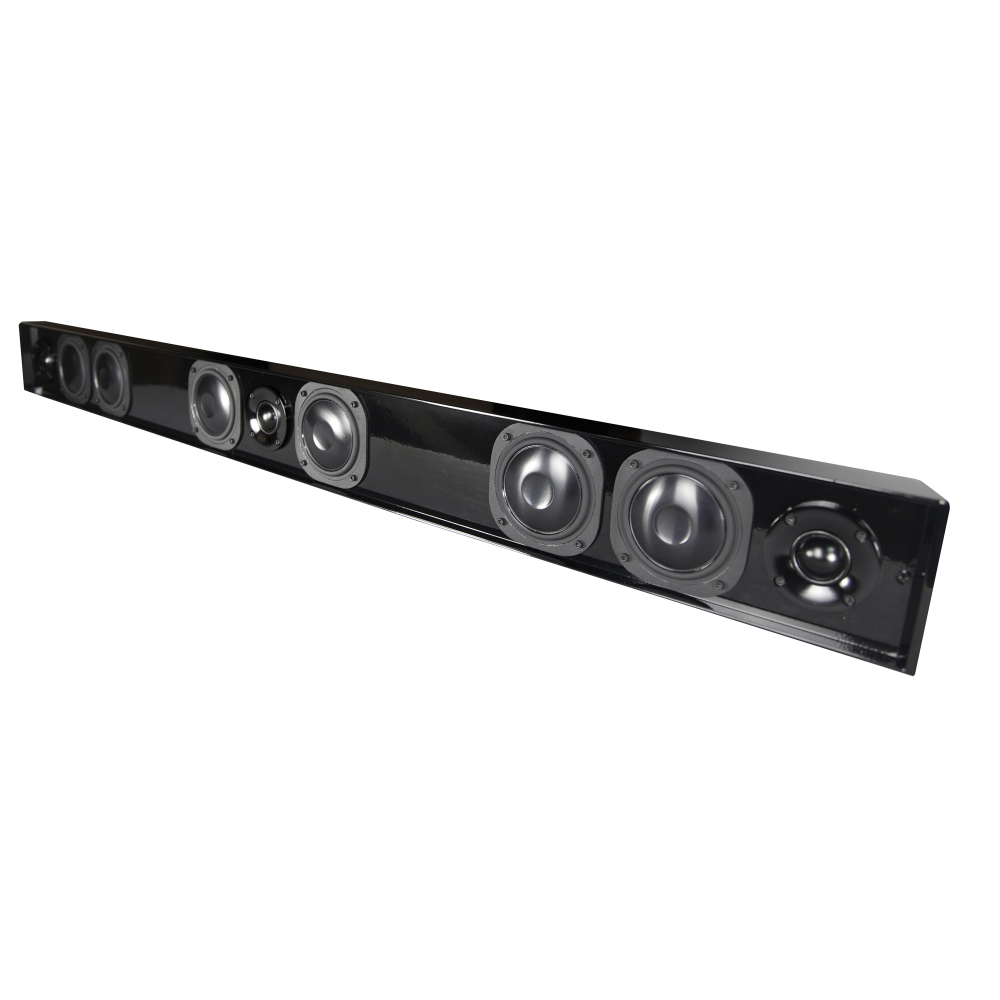 SPL3-LCR-65 | 3" LCR, 57" FIXED WIDTH SOUNDBAR FOR 65" TV (NO MARINE OR CUSTOM COLOR AVAILABLE)