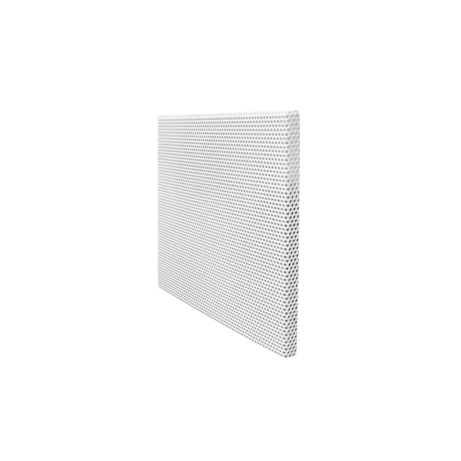 SA4-S-GRILLE-WHITE | 4" SQUARE MICROPERF WHITE GRILLE
