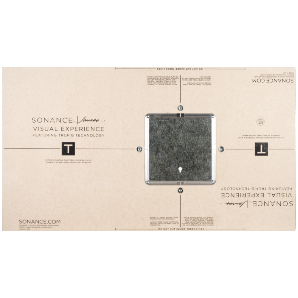 TRUFIG PLATFORM FOR VX-VXQ 4" SQUARE 5/8" GYPSUM BOARD