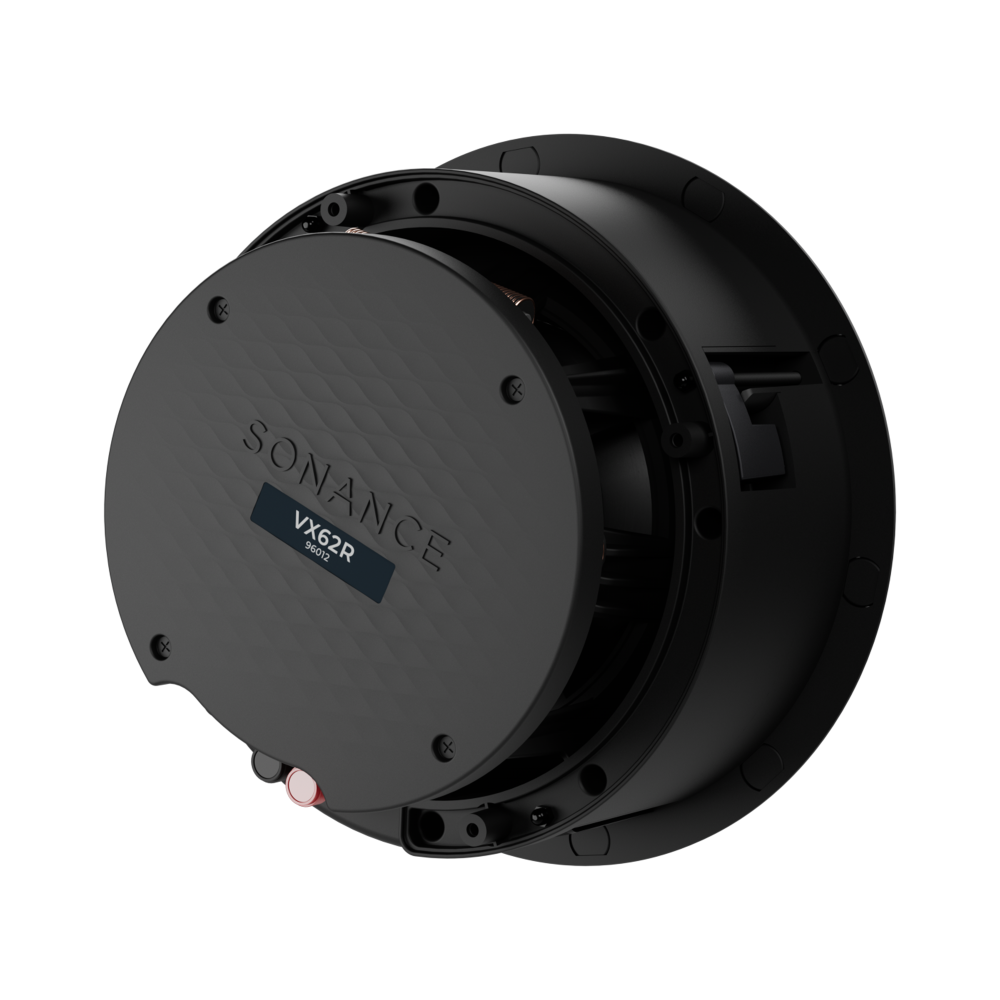 VX62R 6" ROUND IN-CEILING SPEAKER W/ WHITE MICRO TRIM GRILLE (1 PAIR)