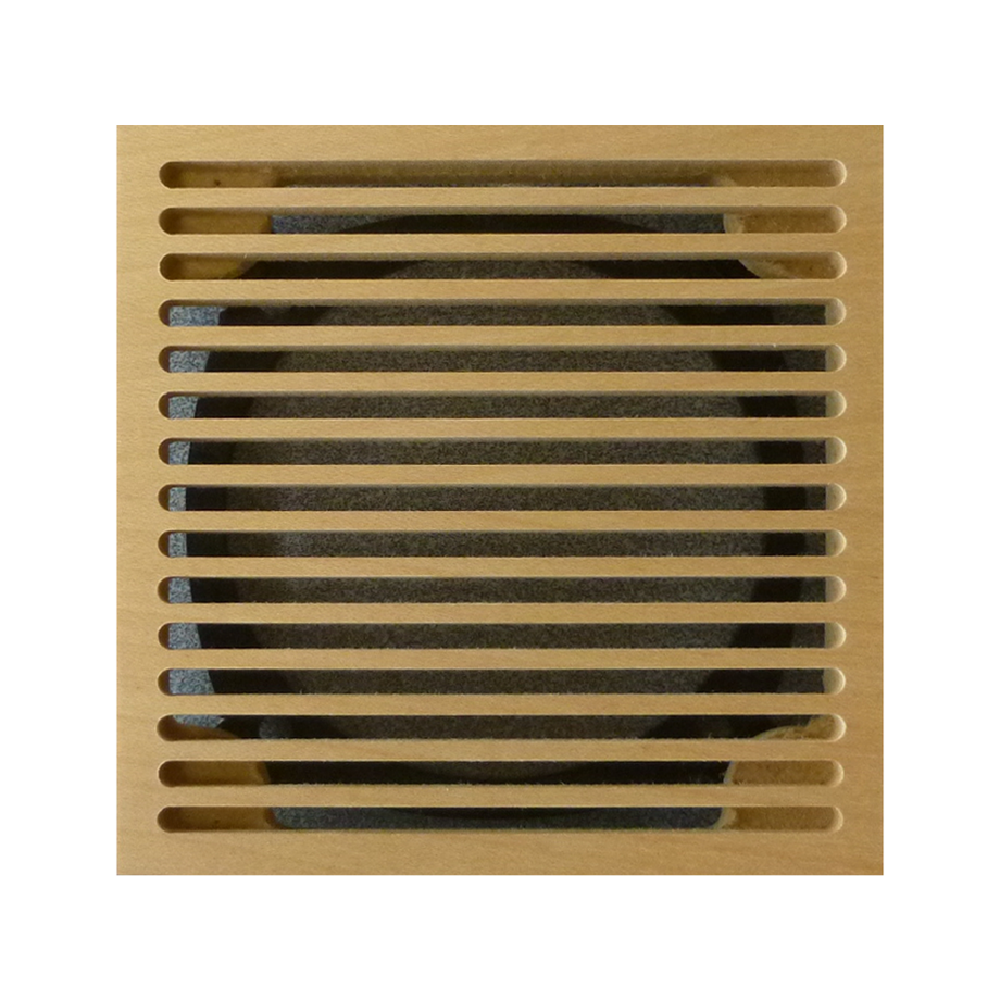 7" SQUARE WOOD SLOTTED GRILLE ASSEMBLY FOR SA853QT