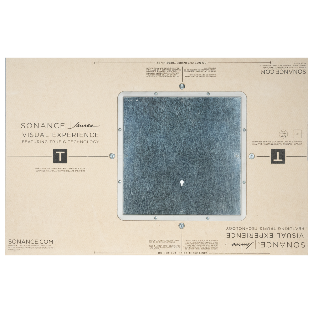 TRUFIG PLATFORM FOR VX-VXQ 8" SQUARE 5/8" GYPSUM BOARD