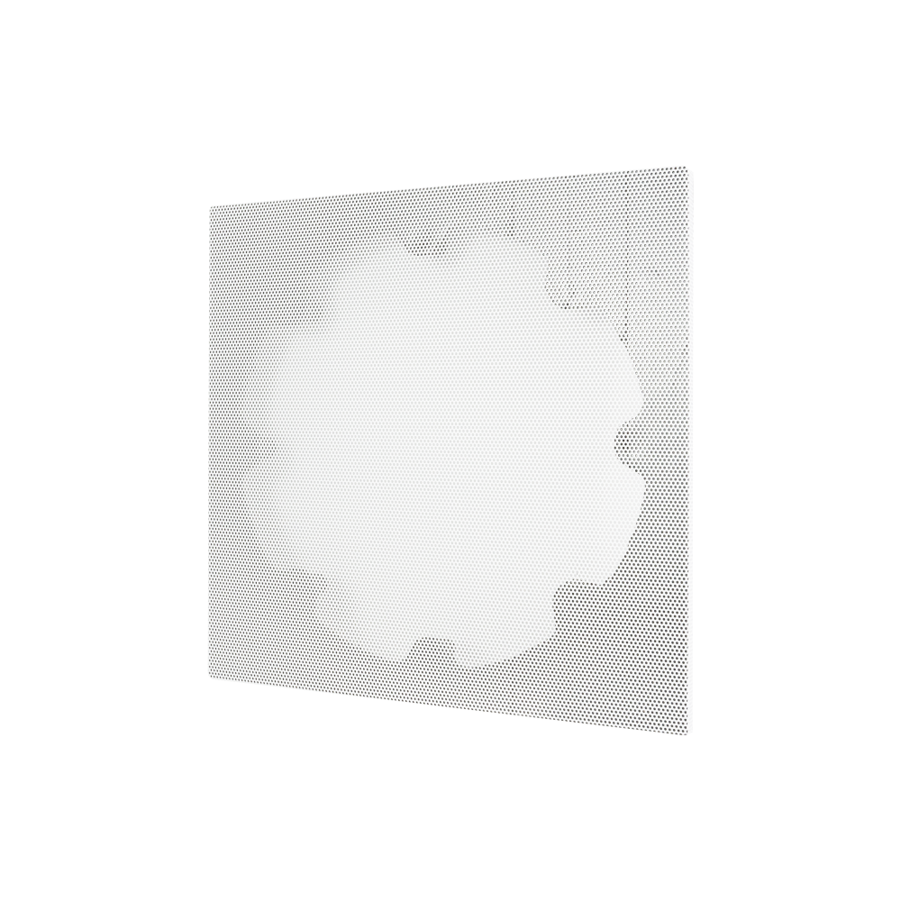 VXQ 4" SQUARE ADAPTER W/ TRIMLESS  XPC GRILLE (1 EACH)