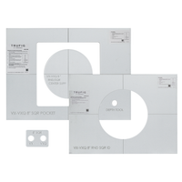 TRUFIG ROUTER TEMPLATE FOR VX-VXQ 8" SQUARE