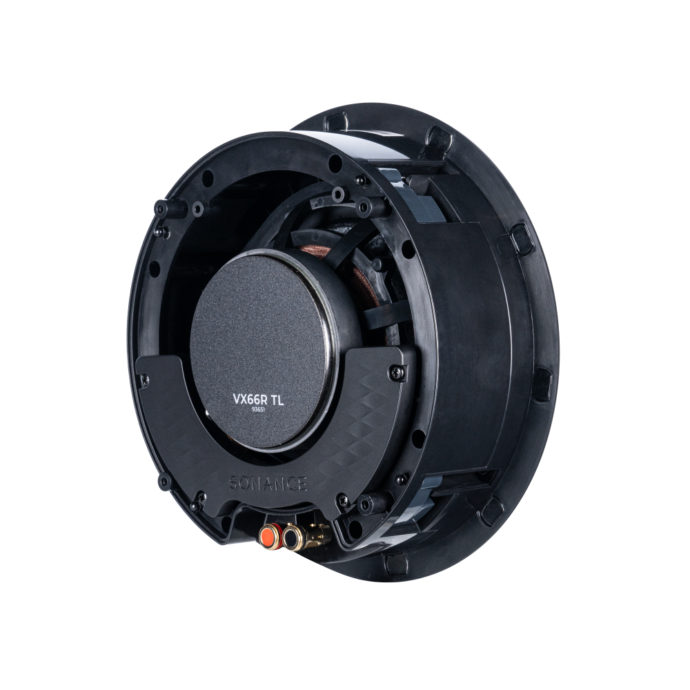 VX66R TL 6" ROUND IN-CEILING THIN-LINE SPEAKER W/ WHITE MICRO TRIM GRILLE (1 PAIR)
