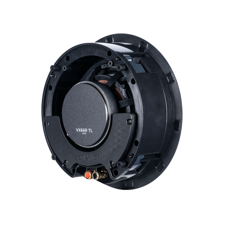 VX66R TL 6" ROUND IN-CEILING THIN-LINE SPEAKER W/ WHITE MICRO TRIM GRILLE (1 PAIR)