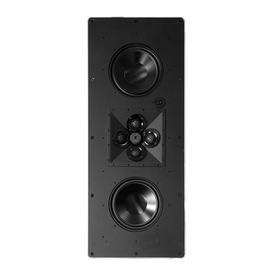 BE806 | 3-WAY, (2) 8", 1" X (4) HF ARRAY, LCR IN-WALL SPEAKER