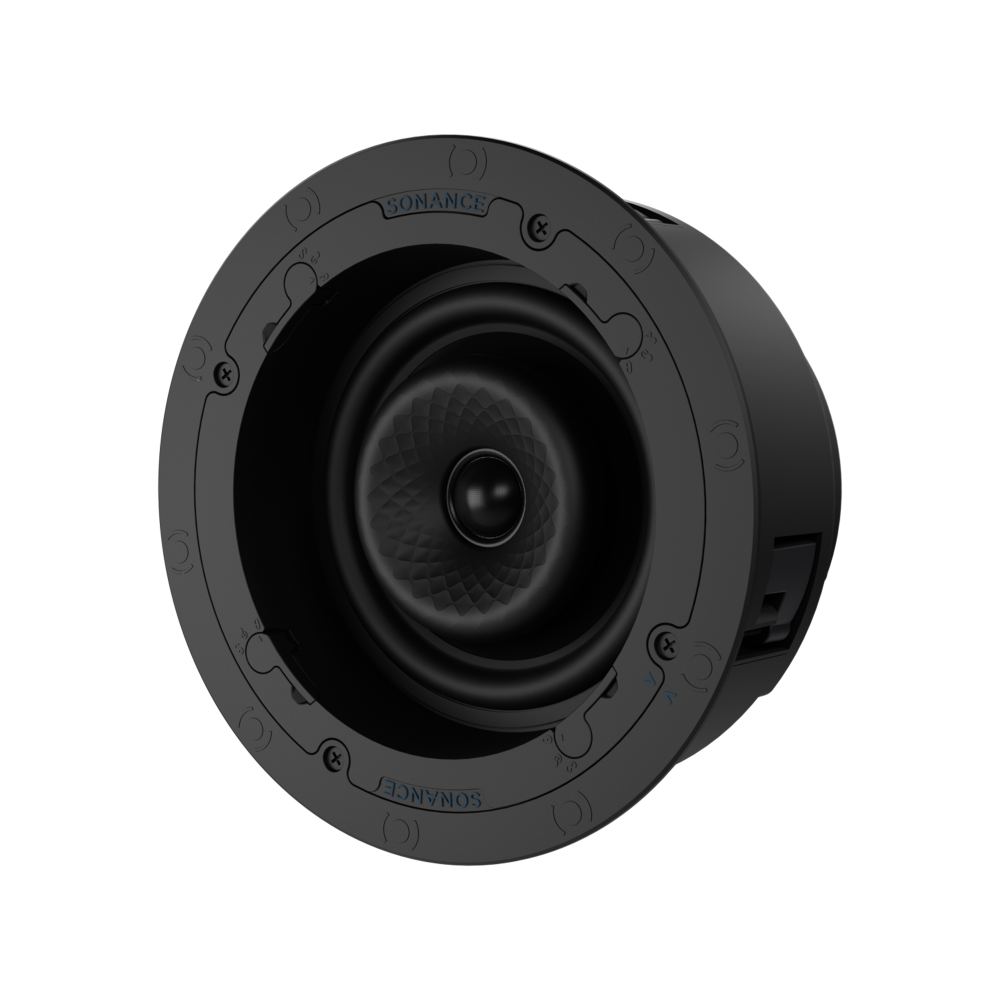 VX62R 6" ROUND IN-CEILING SPEAKER W/ WHITE MICRO TRIM GRILLE (1 PAIR)