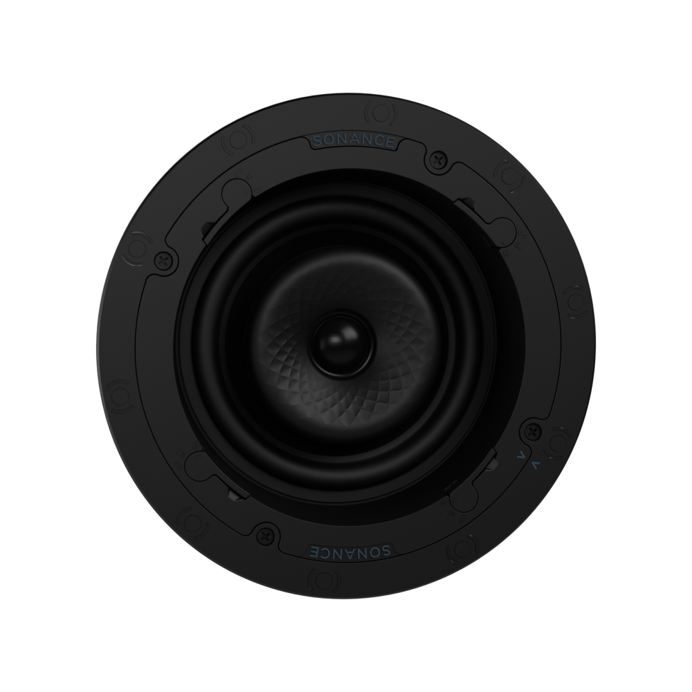 VX62R 6" ROUND IN-CEILING SPEAKER W/ WHITE MICRO TRIM GRILLE (1 PAIR)