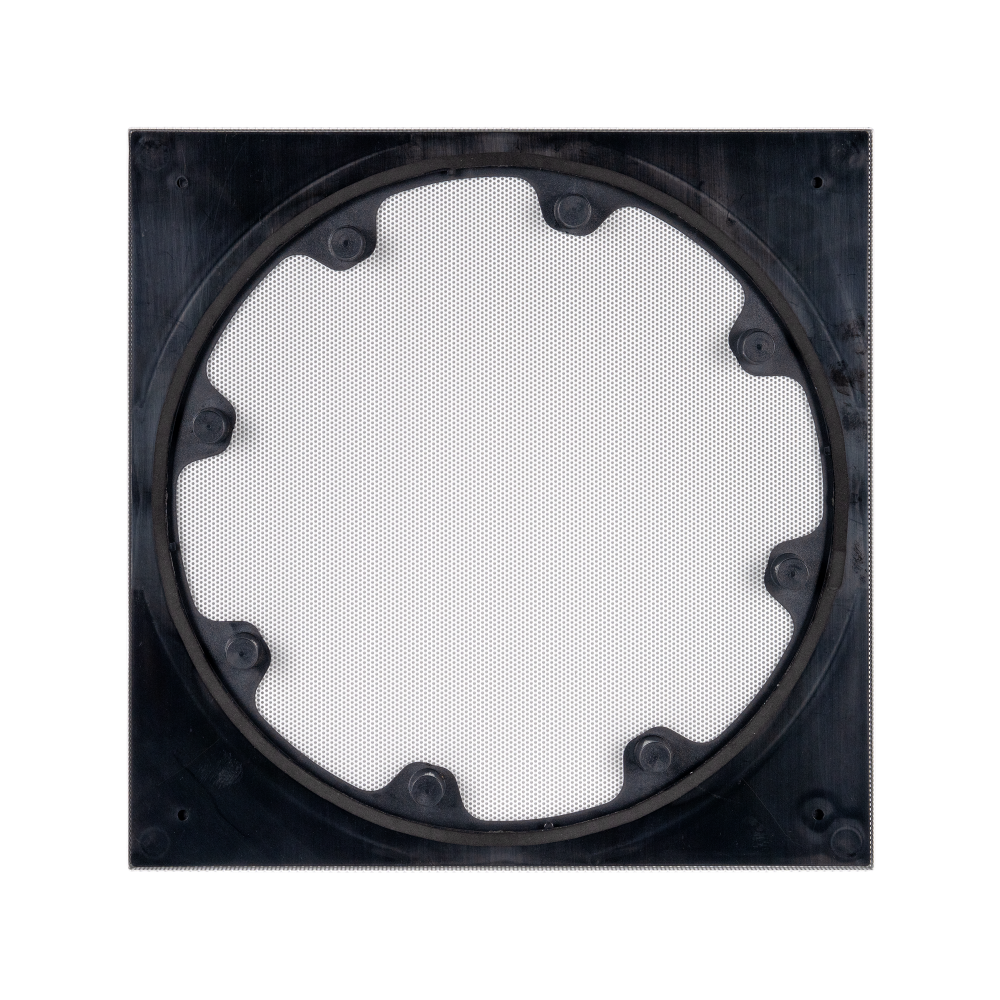 8" SQUARE ADAPTER W/ XPC TRIMLESS GRILLE FOR VXXT AND VXQ 8" IN-CEILING - WHITE (1 PAIR)