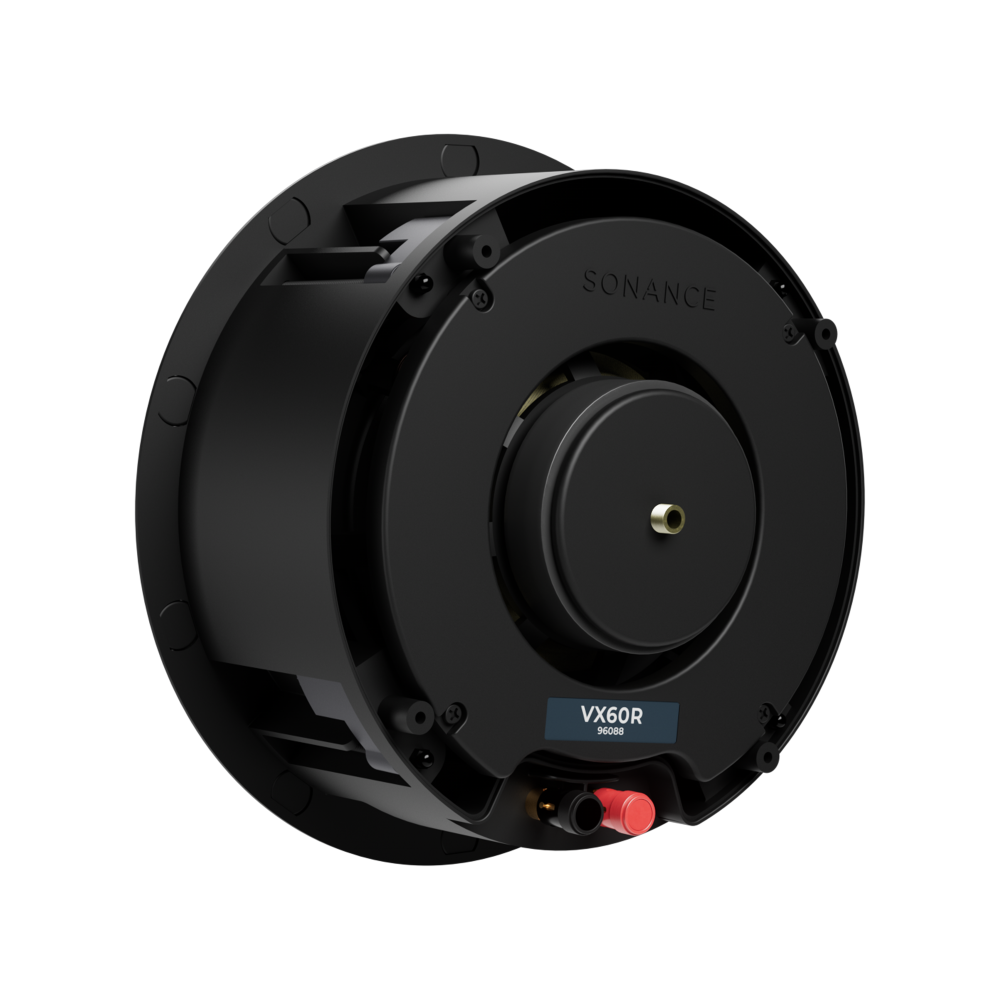 VX60R 6" ROUND IN-CEILING SPEAKER W/ WHITE MICRO TRIM GRILLE (1 PAIR)
