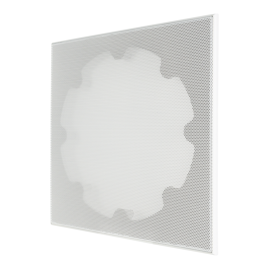 VXQ 8" SQUARE ADAPTER W/ MICRO TRIM XPC GRILLE (1 EACH)