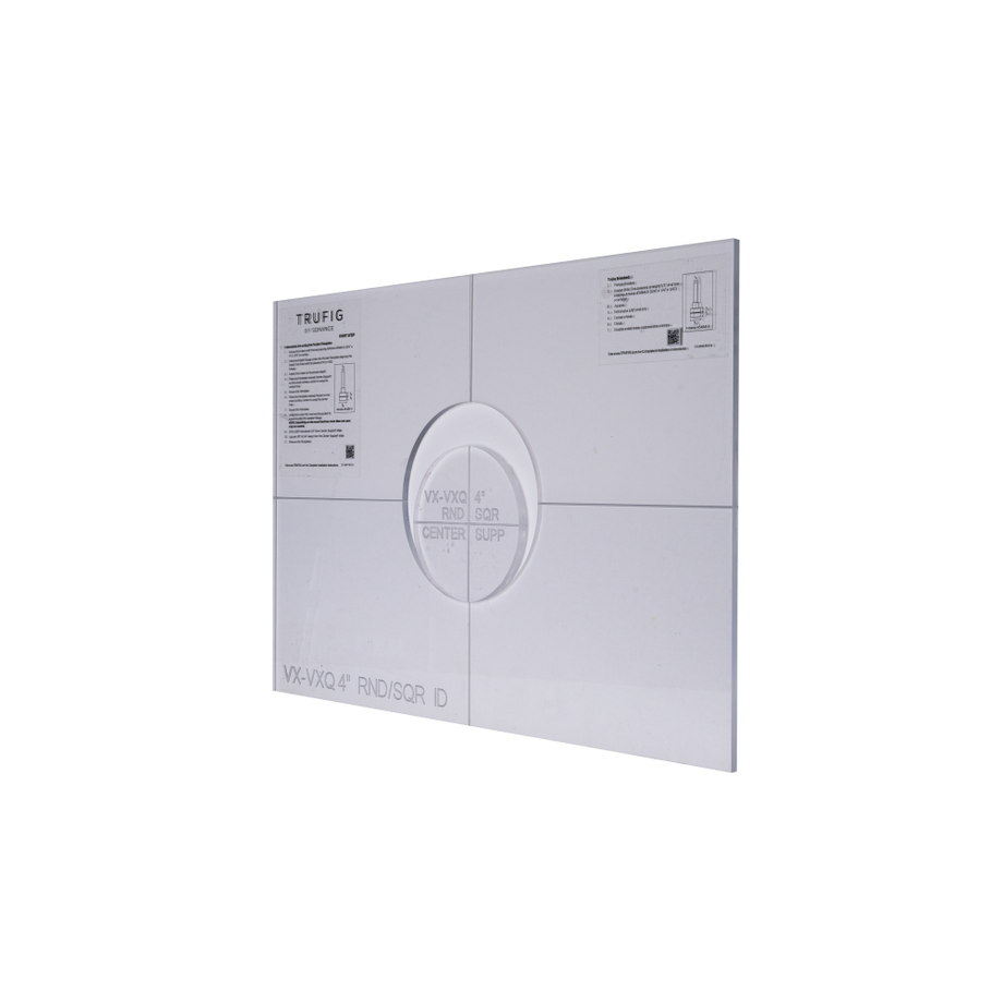 TRUFIG ROUTER TEMPLATE FOR VX-VXQ 4" ROUND