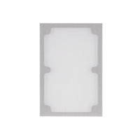 6" RECTANGLE XPC TRIMLESS GRILLE FOR VXQ AND VXXT 6" IN-WALL - WHITE (1 EACH)