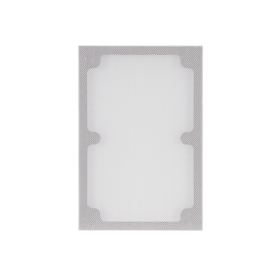 6" RECTANGLE XPC TRIMLESS GRILLE FOR VXQ AND VXXT 6" IN-WALL - WHITE (1 EACH)