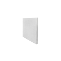 SA3-S-GRILLE-WHITE | 3" SQUARE MICROPERF WHITE GRILLE