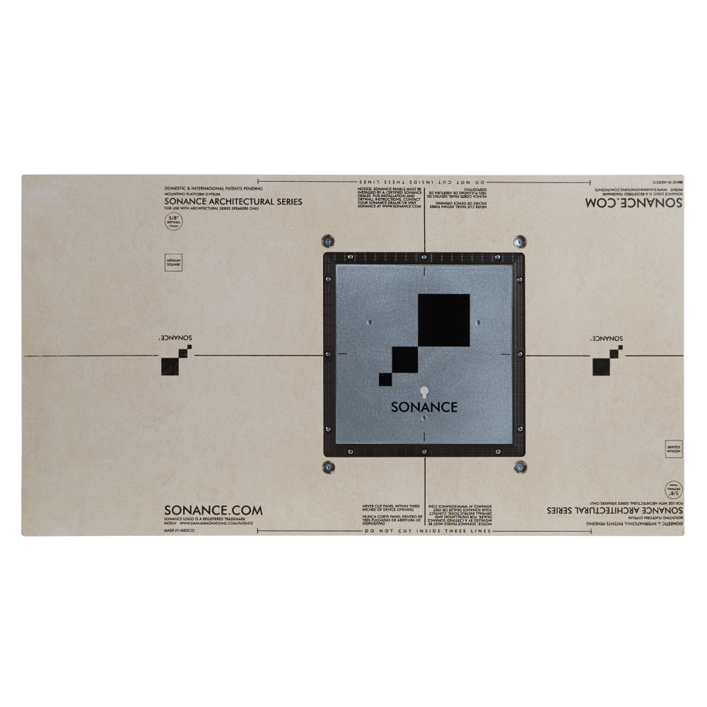 5/8IN ARCHITECTURAL SERIES GYPSUM MOUNTING PLATFORM MEDIUM SQUARE (1 EACH)