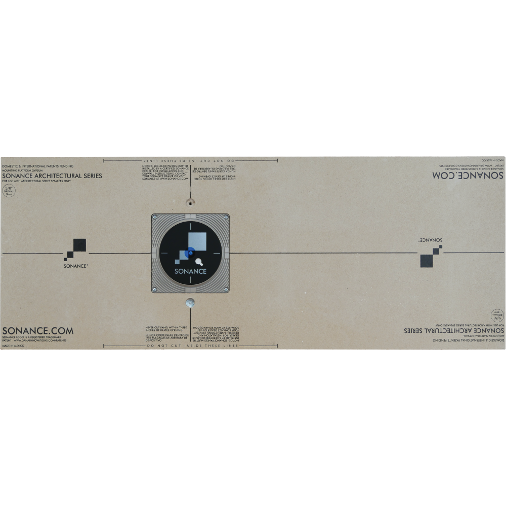 5/8IN ARCHITECTURAL SERIES GYPSUM MOUNTING PLATFORM  MEDIUM ROUND (1 EACH)