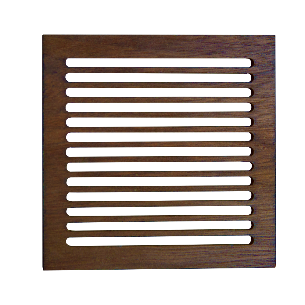 7" SQUARE WOOD PERFORATED GRILLE ASSEMBLY FOR SA853QT