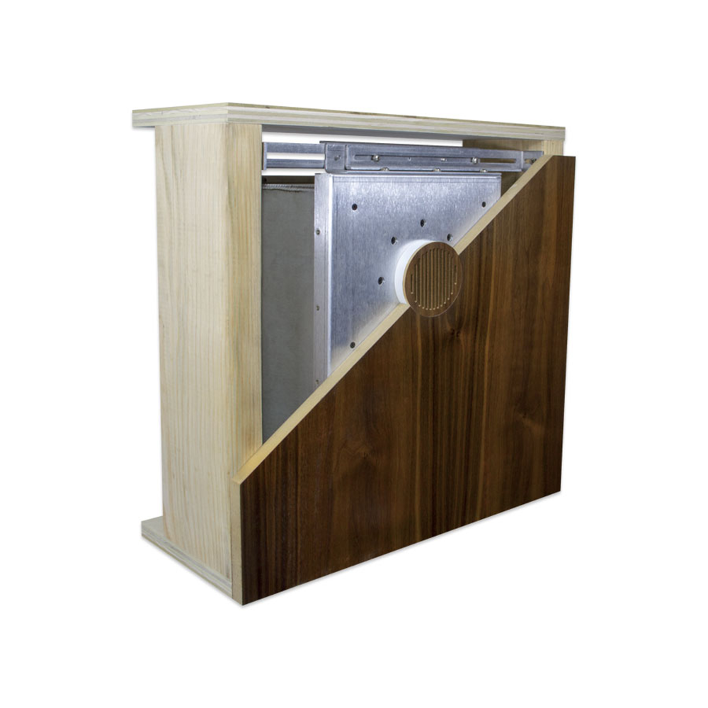 SA3-S-SS-TRIM | 3" SQUARE MICROPERF SOLID SURFACE TRIM KIT, .5" DEPTH