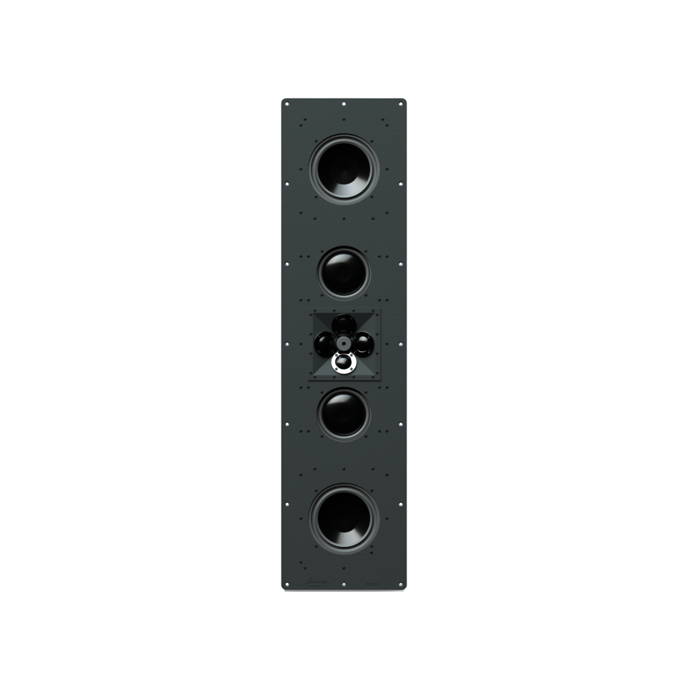 BE808 MKII | 3-WAY, (2) 8", (2) 6.5", 1" X (4) HF ARRAY, LCR IN-WALL SPEAKER (GRILLE SOLD SEPARATELY)