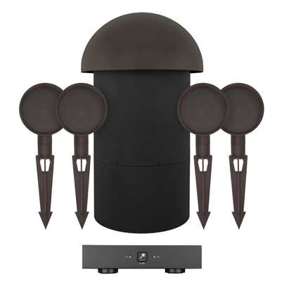 PATIO SERIES 4.1 OUTDOOR SYSTEM (4 - SATS, 1 - SUB, 1 - 2-100 AMP)