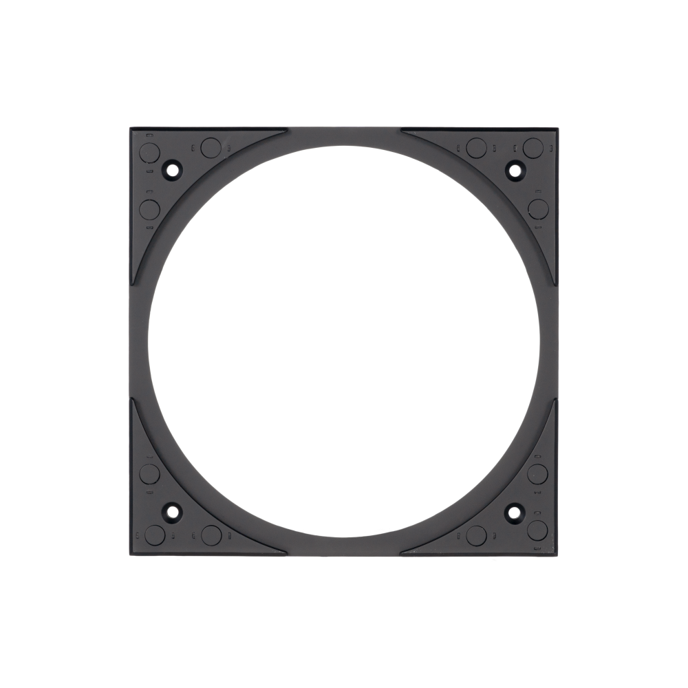 VX 4" SQUARE ADAPTER W/ MICRO TRIM GRILLE (1 PAIR)