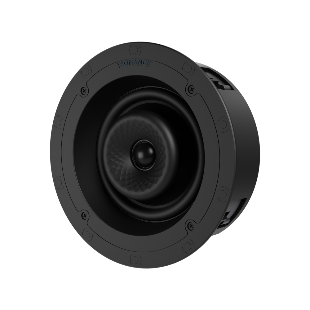 VX60R 6" ROUND IN-CEILING SPEAKER W/ WHITE MICRO TRIM GRILLE (1 PAIR)