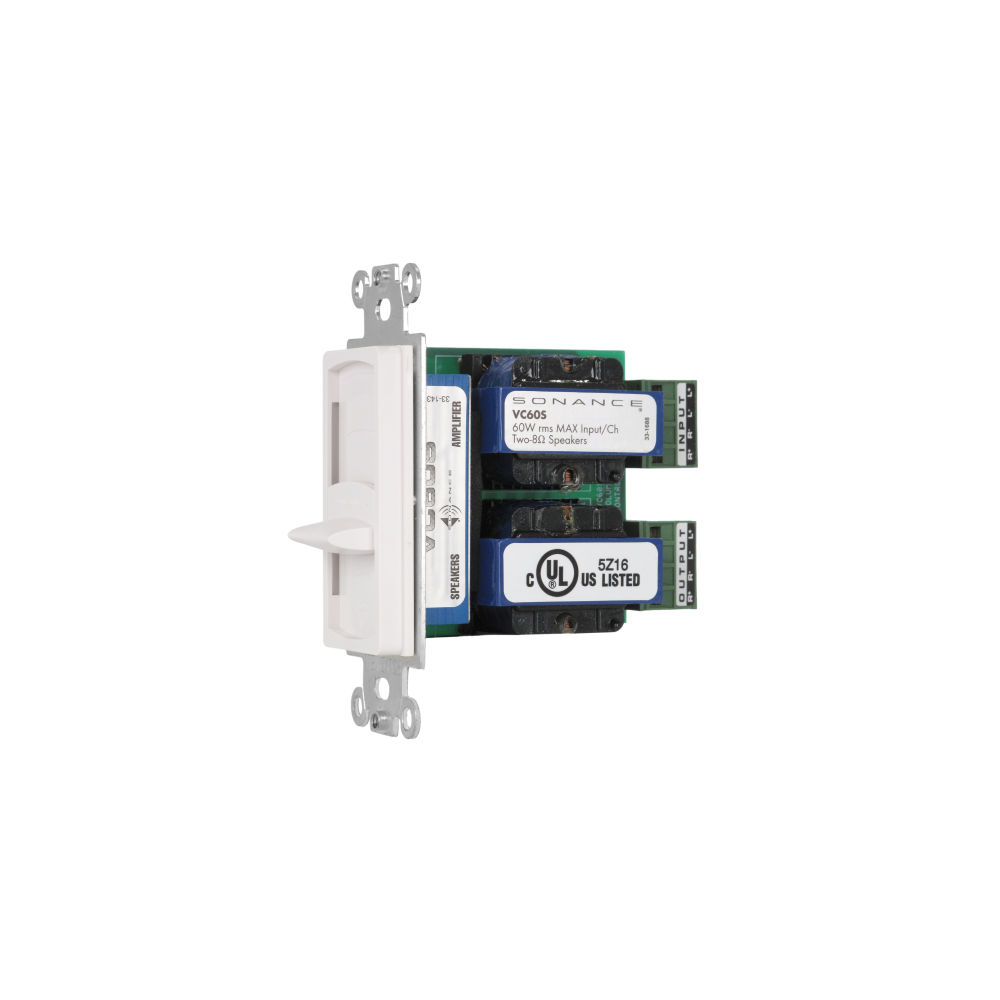 VC60S 60 WATT SLIDER VOLUME CONTROL WHITE (BOXED)