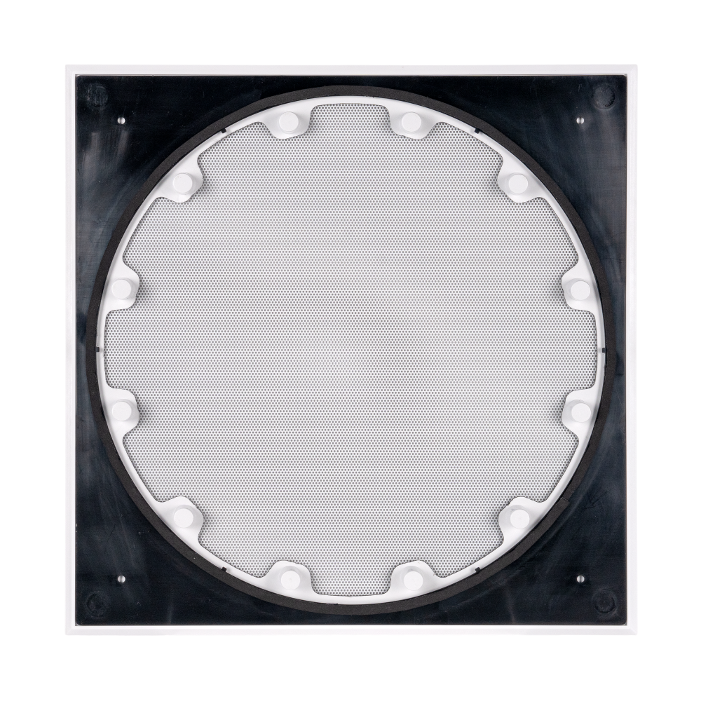 10" SQUARE ADAPTER W/ XPC MICRO TRIM GRILLE FOR VXXT 10" IN-CEILING WOOFER - WHITE (1 PAIR)