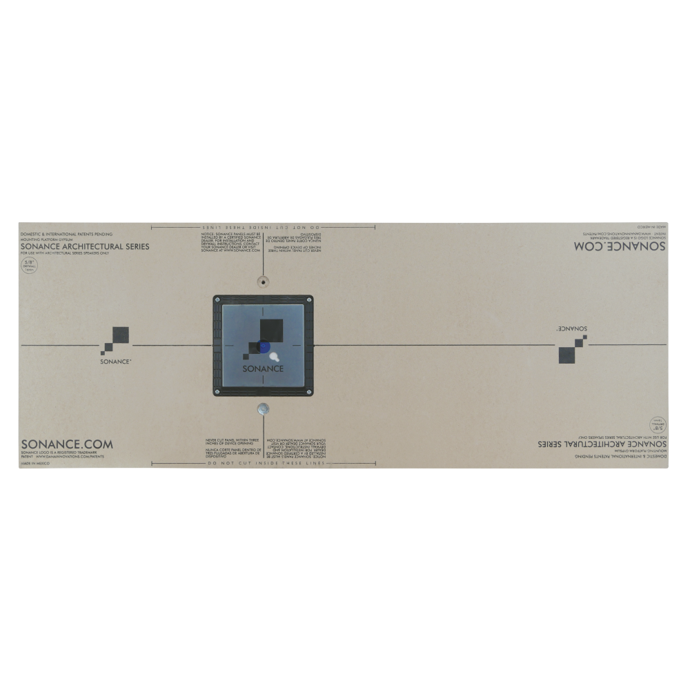 THINLINE 5/8" SQUARE GYPSUM MOUNTING PLATFORM FOR BPS6 THINLINE SUBWOOFER (1 EACH)
