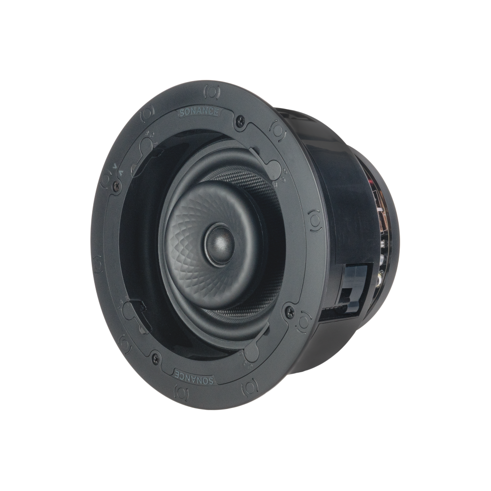 VX62R SST 6" ROUND SINGLE STEREO SPEAKER W/ WHITE MICRO TRIM GRILLE (1 EACH)
