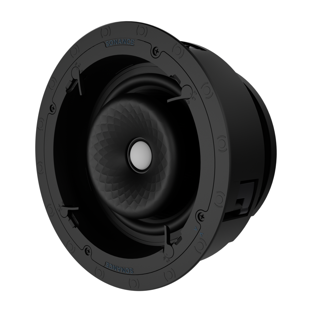 VX86R 8" ROUND IN-CEILING SPEAKER W/ WHITE MICRO TRIM GRILLE (1 PAIR)